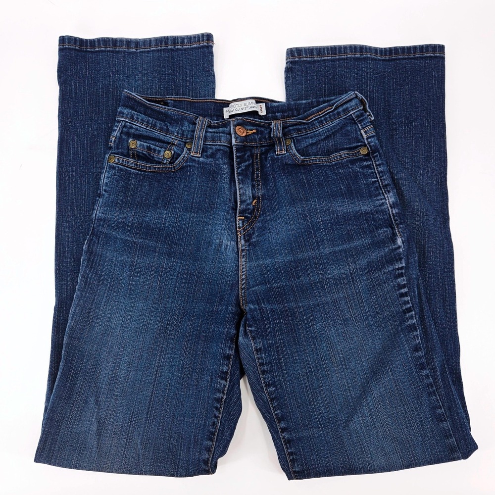 Levi's 512 Perfectly Slimming Bootcut Jeans Size 4M Dark‎ Wash Y2K Coastal 2009